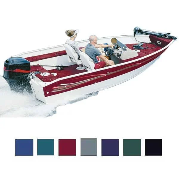 Taylor Made V-Hull Fishing Boat COVER - OB, Teal, Hot Shot, 13&5x22-14&4