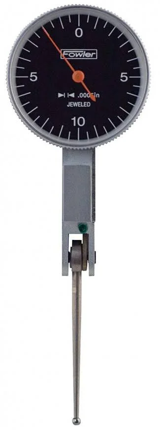 Fowler 52-562-782-0 1 inch Black Face Dial Test Indicator