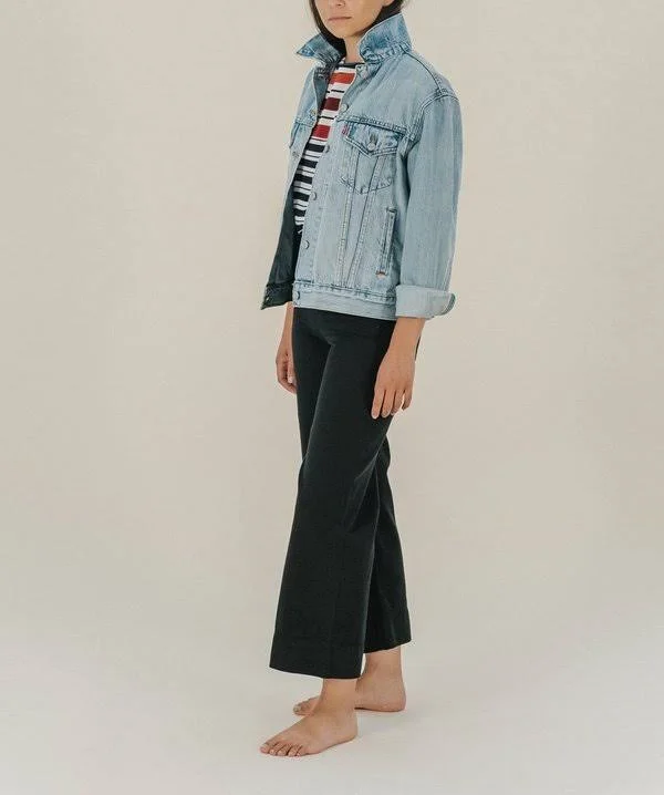 Levi&s Ex-Boyfriend Denim Trucker Jacket, Size X-Small in Across The Sky Trucker at Nordstrom