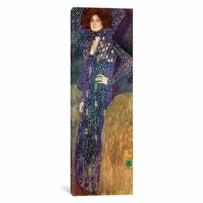 &Emilie Floege - 1902& by Gustav Klimt Print on Canvas East Urban Home Size: 36x22 H x 12x22 W x 0.75x22 D