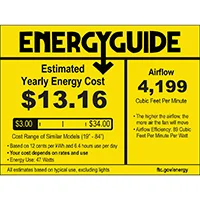 Minka Aire F838L-SL Force Silver 60x22 LED Ceiling Fan