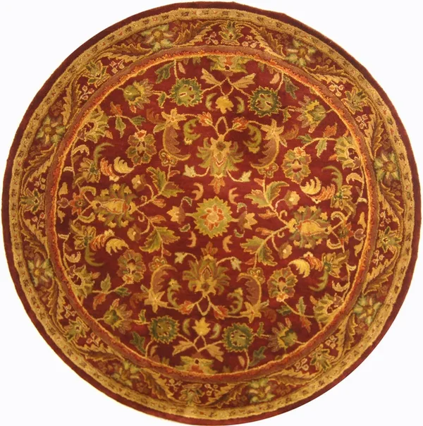 Safavieh Antiquity AT52B 3&6x22 Round Wine, Gold Rug