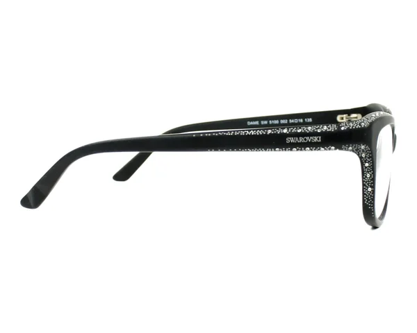 Swarovski Dame Plastic Eyeglasses, 002 - Matte Black