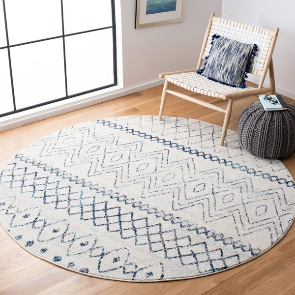 Safavieh Clearance Madison MAD798E Ivory Rug - 6&7x22x6&7x22 - Round