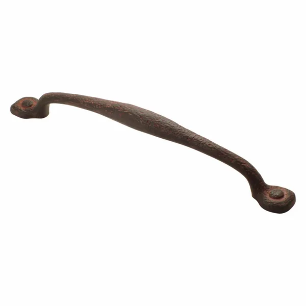 Hickory Hardware Refined Rustic P3006-RI 8x22 Appliance Pull - Rustic Iron