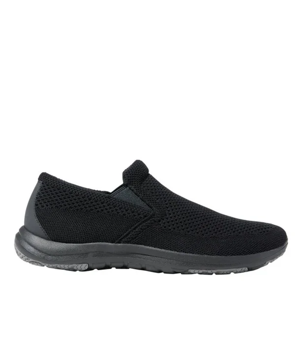 Men's Comfort Mocs, Ventilated Slip-On Black 10.5 M(D), L.L.Bean
