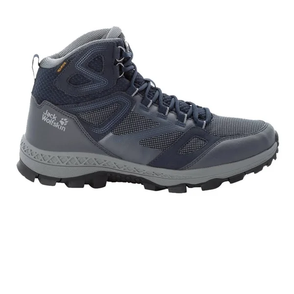 Jack Wolfskin Downhill Texapore Mid Walking Boots - Blue - EU 42.5 - UK 8.5