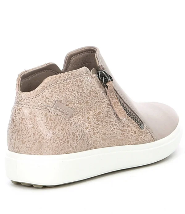 Ecco Women's Soft 7 Low Bootie - Grey Rose