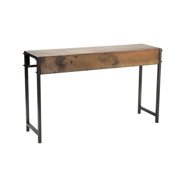 Tripar 29.75x22 Bronze and Black Modern Rectangular Solid Console Table