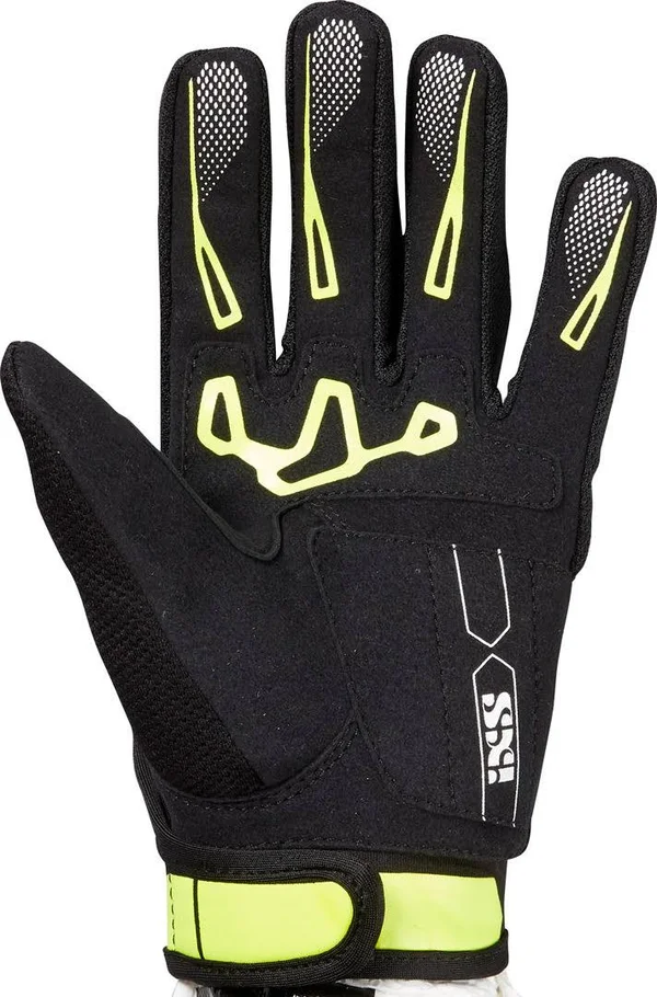 IXS Pandora Air Motocross Gloves - black-yellow, Size M