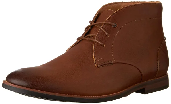 Clarks Men's Broyd Mid Chukka Boot - Size: 10, Tan Leather