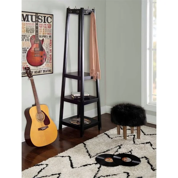 Powell Helena Coat Rack Black