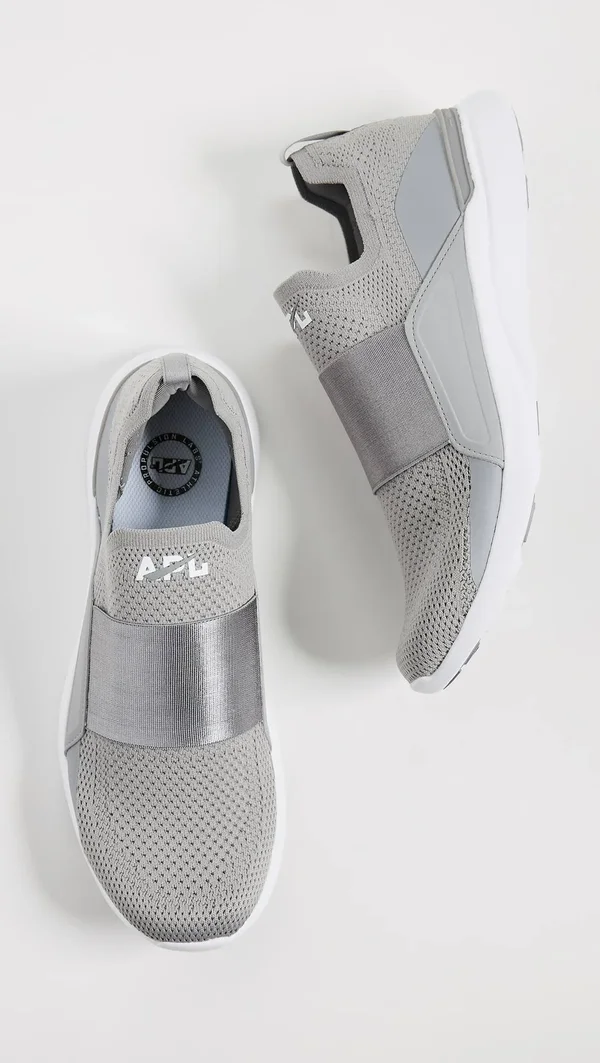 APL Men's Techloom Bliss Cement/White Shoes in Size 11, Athletic Propulsion Labs