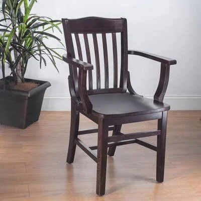 Kershaw Solid Wood Dining Chair Alcott Hill Color: Walnut