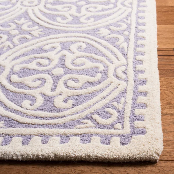Safavieh Cambridge 123 Area Rug - Black, Ivory, 10& x 10& Square