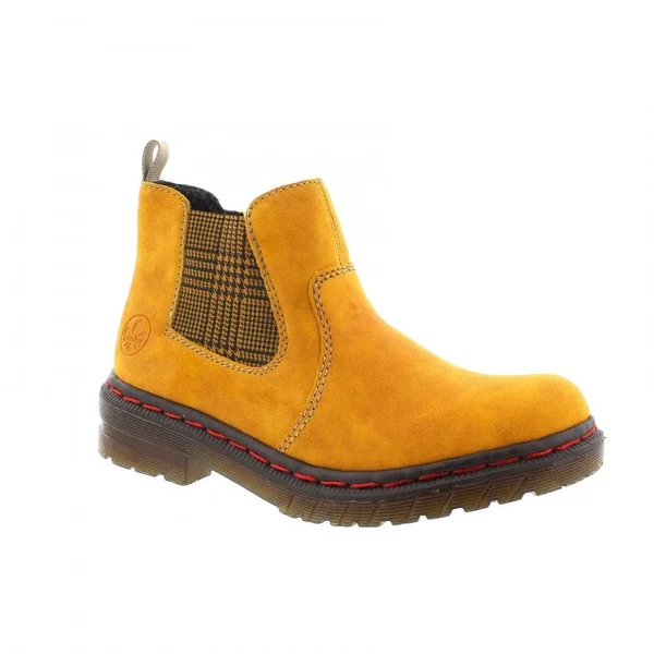 Rieker 76264-68 Yellow 37 EU Womens Ankle Boots