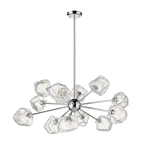 Canarm P0488-12CH Rockport 12 Light Chandelier, Chrome