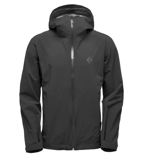 Black Diamond Men's Stormline Stretch Rain Shell - XXL - Black