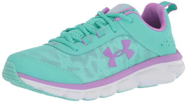 Under Armour Youth Assert 8 Running Shoes - Green, 6.5