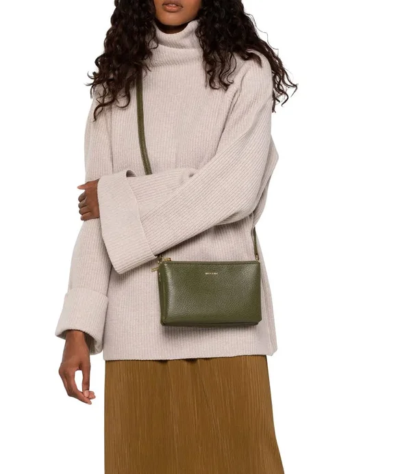Matt & Nat Triplet Crossbody Bag, Leaf