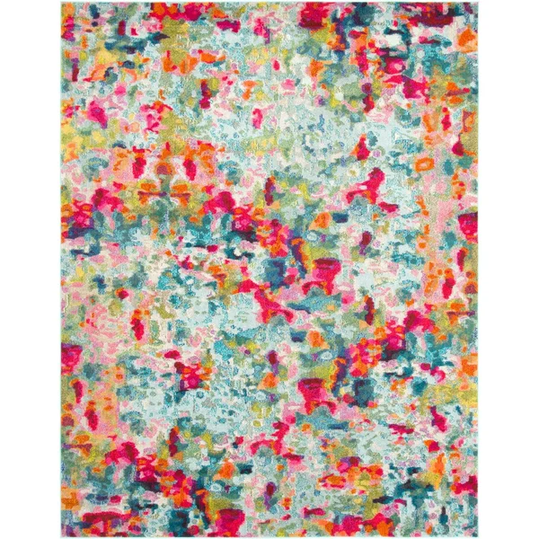 Unique Loom Joyous Chromatic Area Rug (8& x 10&)