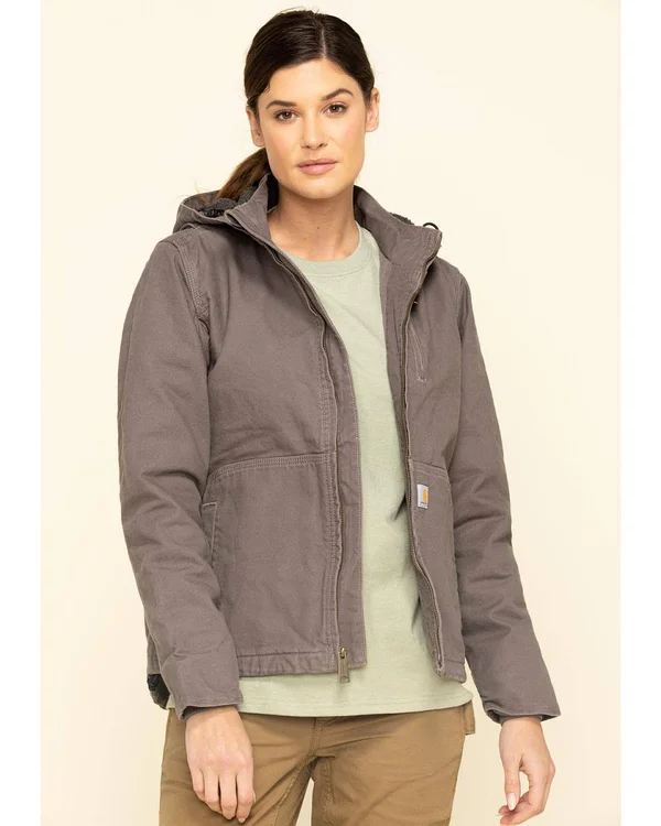 Carhartt Full Swing Caldwell Jacket, Women's Taupe Gray/Shadow