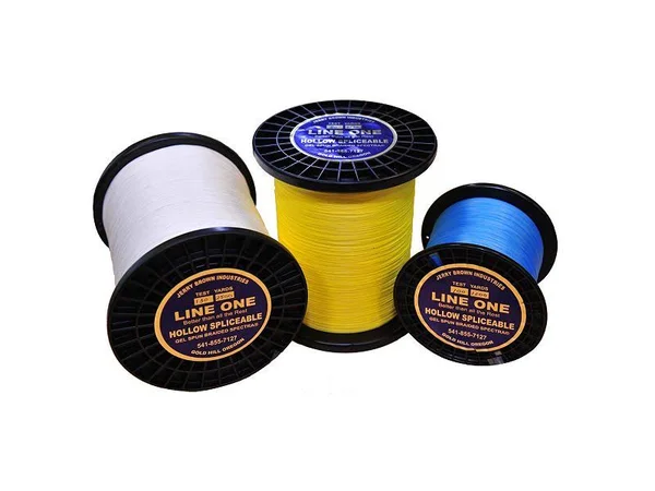 Jerry Brown Line One Hollow Core Spectra - 130lb. - 2500 yd. - White