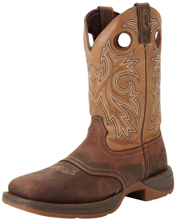 Durango Rebel Men's Saddle Up Western Boots - Brown/Tan (9.5)
