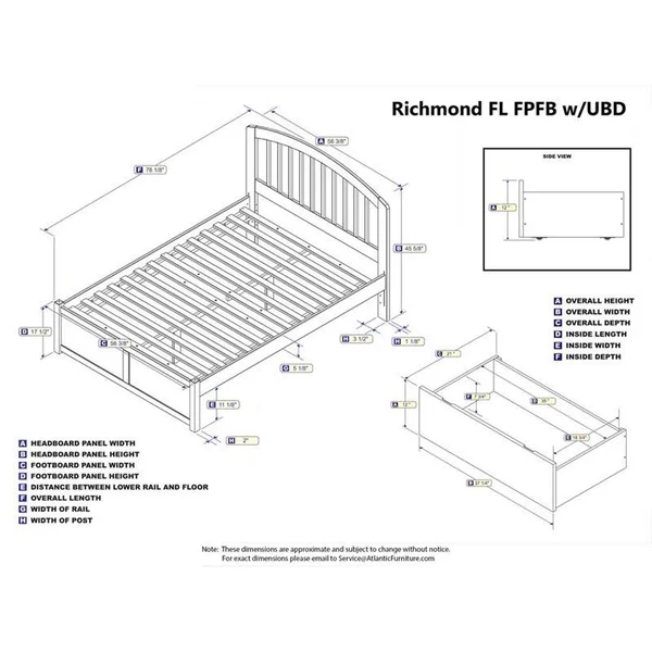 Leo & Lacey Full Storage Platform Bed in Espresso - LL-1653272