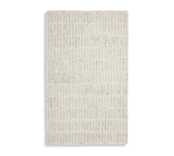 Capitola Handtufted Wool Rug - 3 x 5', Gray