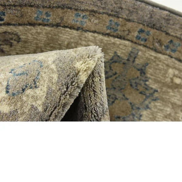 Unique Loom Gaisberg Salzburg Area Rug (8& x 8& Round - Gray)