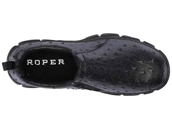 Roper Mens Cotter Black Slip on Shoes