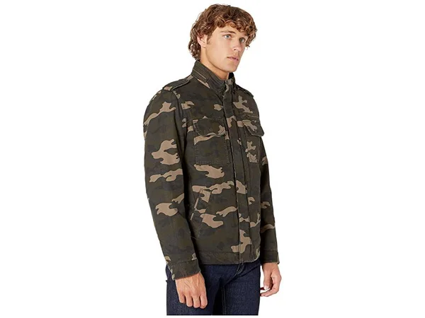 Levi&s Men's Washed Cotton Military Jacket
