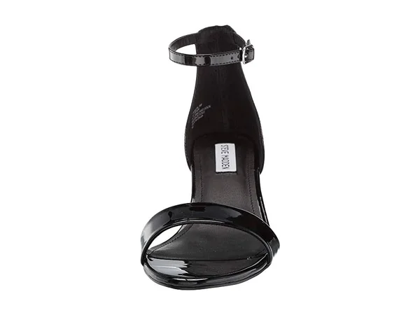 Steve Madden Irenee Sandal (Black Patent) Women's 1-2 inch Heel Shoes