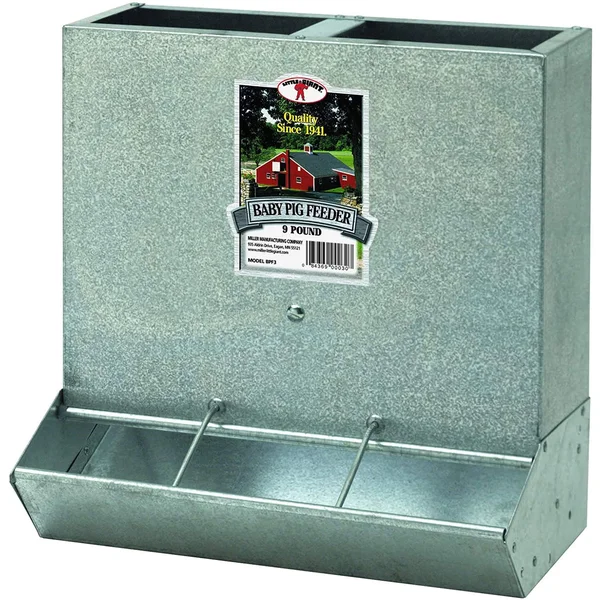 Little Giant BPF3 Mountable 3 Hole Baby Piglet Trough Feeder - 9 Pound (4 Pack) at Spreetail (VMinnovations, VM Express)