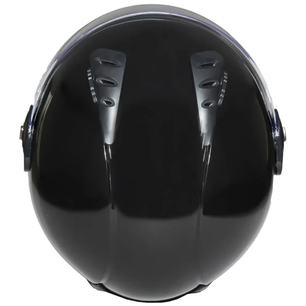 Fuel Helmets Sh-ws0014 Open Face Helmet with Shield Gloss Black Small