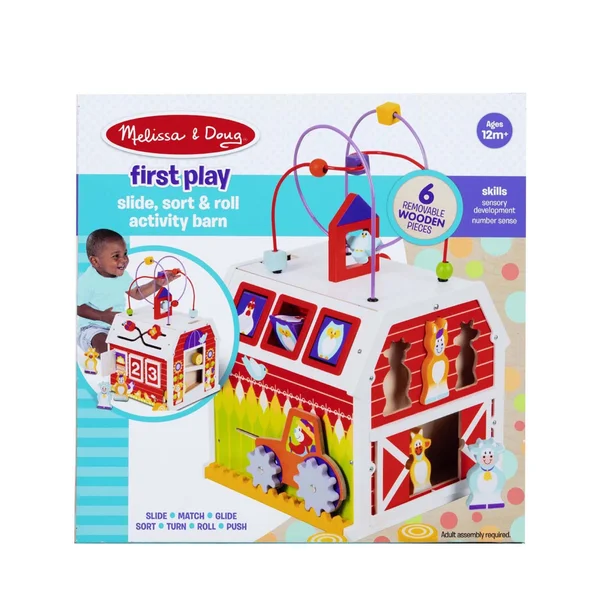Melissa & Doug - Jumbo Abc-123 Rug - Neutral