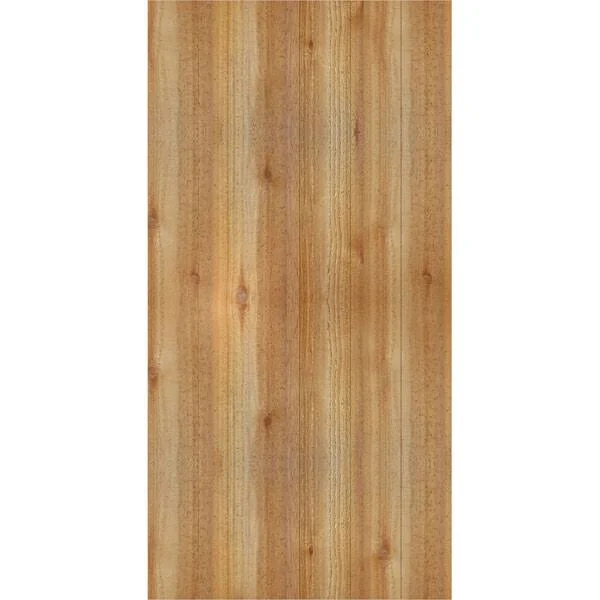 20 1/4x22W x 40x22H TimberCraft Six 3 3/8x22 Boards Joined Board-n-Batten Shutters w/Z-Bar, Rough Sawn Western Red Cedar (Per Pa