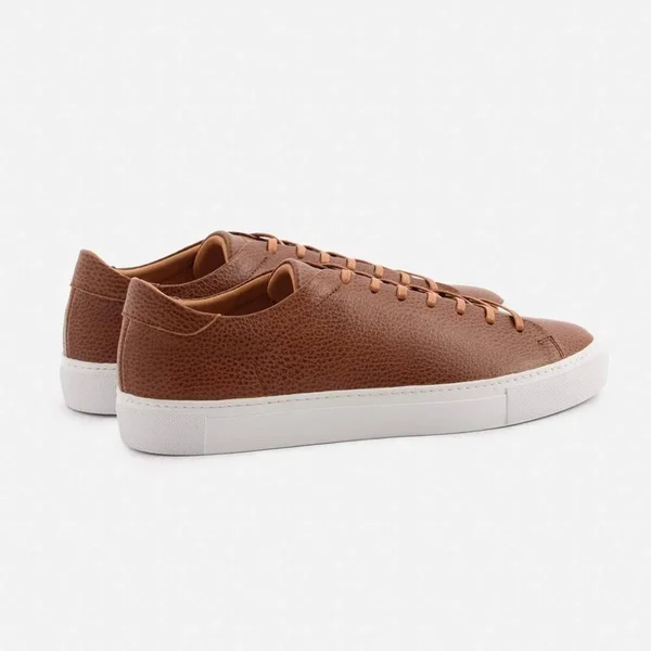 Beckett Simonon Reid Sneakers - Pebbled, Tan/White, Size 14, Men's Sneakers