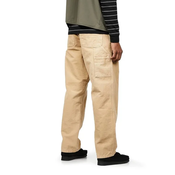 Carhartt WIP Single Knee Pant Dearborn Canvas, 12 oz - Dusty H Brown Worn Canvas - 38/34 - Men