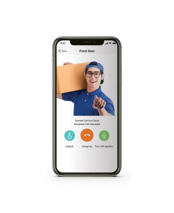 AI WiFi-Enabled Video Doorbell Kit Westinghouse Color: Matte Black