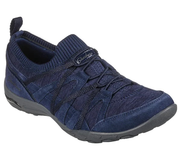 Skechers Arch Fit Comfy - Bold Statement Women's Shoes Navy : 5 B - Medium