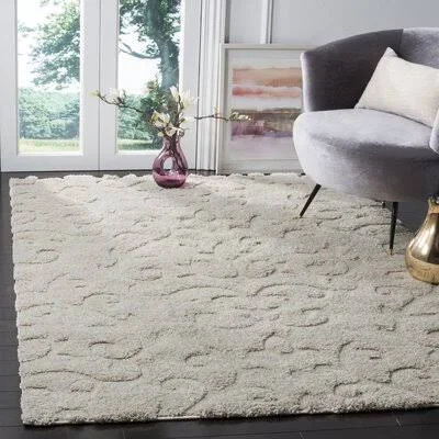 Charlton Home Diederich Geometric Beige Indoor Area Rug, Size: Rectangle 3'3 inch x 5'3 inch