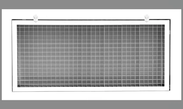 22x22 x 6x22 Cube Core Eggcrate Return Air Filter Grille for 1x22 Filter - Aluminum - White [Outer Dimensions: 24.5x22W x 8.5x22