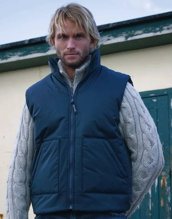Result Fleece Lined Bodywarmer, R44X, Black (L)