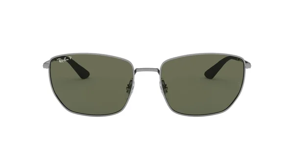 Ray Ban RB3653 Sunglasses - 004/9A Gunmetal/Green