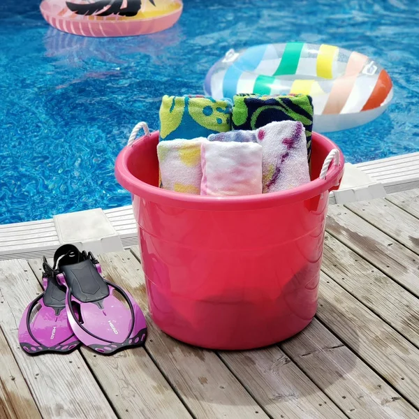 Homz 18-Gallon Kids Storage Rope Handle Tub, Pink - 4 pack