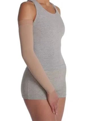 Juzo Soft Arm Sleeve - Long 20-30 mmHg, V - Max, White