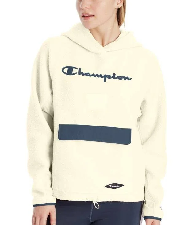 Champion Women's Sherpa Hoodie - Hush Pink - XL Average