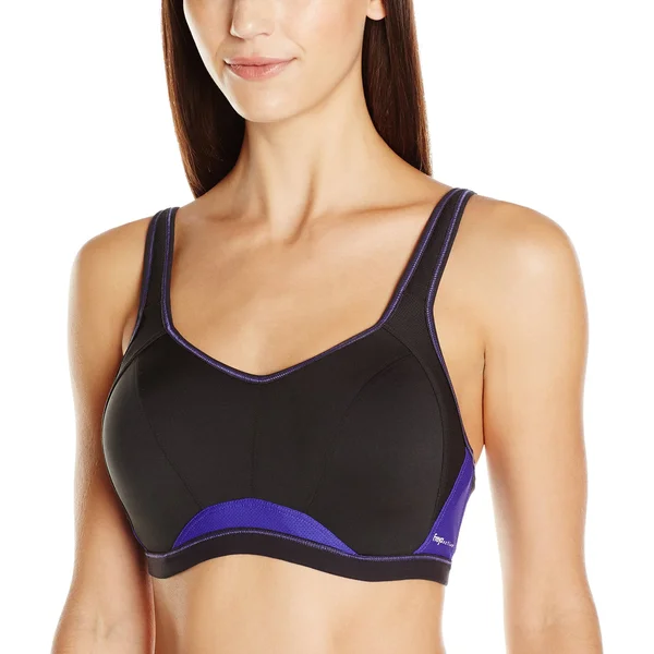 Freya Epic Underwire Crop Top Moulded Sports Bra - Electric Black, 30FF